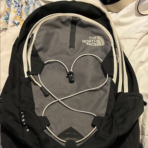 The North Face Black and Gray Backpack